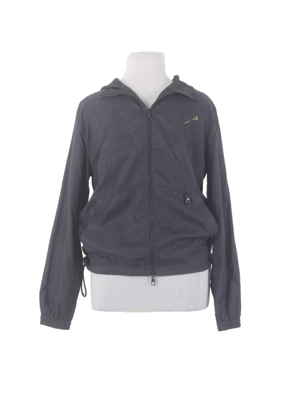 Louis Vuitton Jacket TC 1256420 Sz 48 Navy Blue Reversible Logo 100% Polyamide